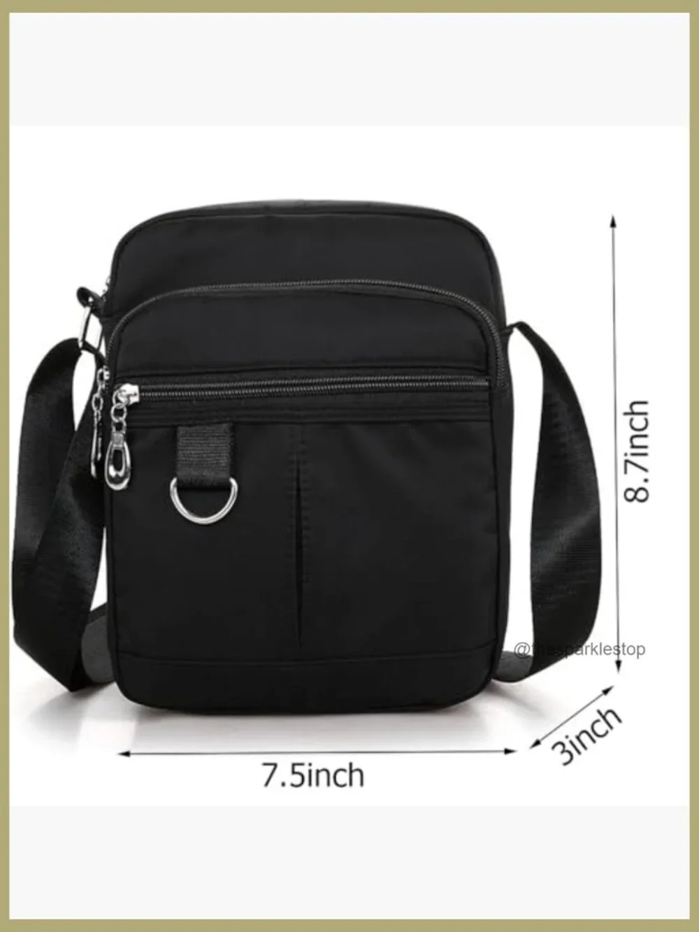 Mini Messenger Bag Crossbody Shoulder Bag Multi Pocket Travel Satchel
